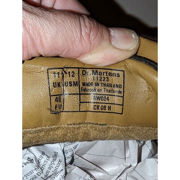 Dr. Martens Men's Size 12 Air Cushioned Soles Oxford Shoes Dark Academia VGUC - Picture 7 of 8